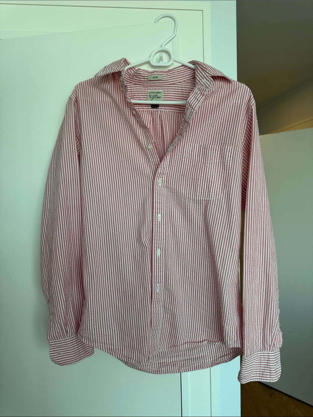 Jcrew Striped Cotton Button-Down Shirt